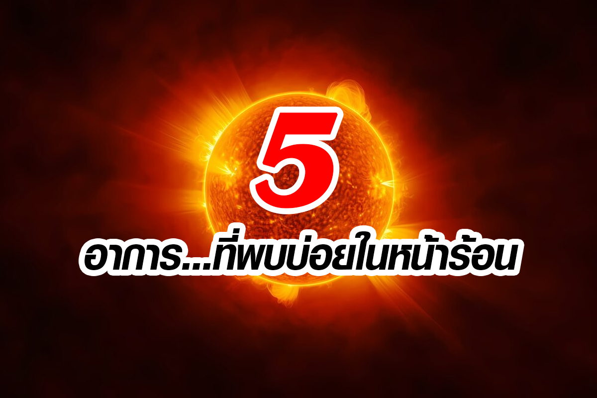 5โรคที่พบบ่อยในหน้าร้อน