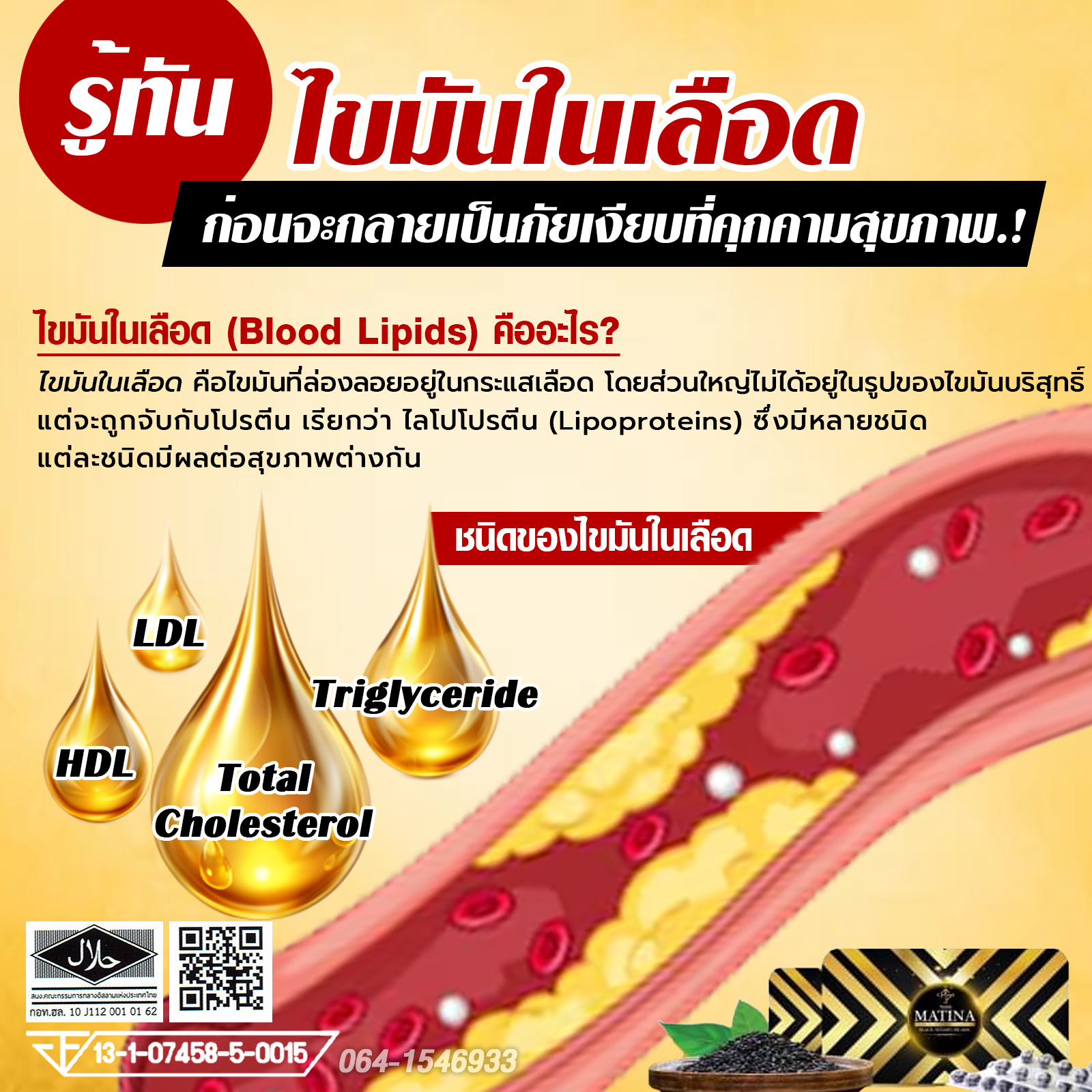 ไขมันในเลือดคืออะไร